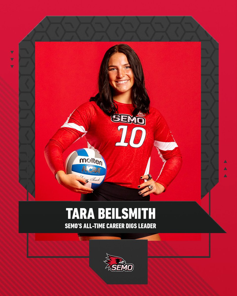 2022 OVC D̶e̶f̶e̶n̶s̶i̶v̶e̶ Player of the Year

And 🆕

SEMO All-Time Career Digs Leader

#LetsSoar | #OVCit