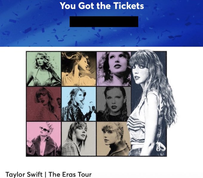 My biggest accomplishment this year is that I got Taylor Swift tickets 😭🥳 https://t.co/t5ipBqWtCB