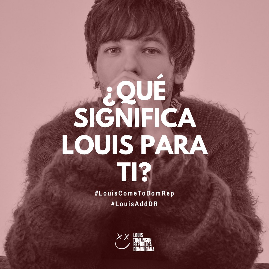 LTomlinsonRD's tweet photo. ¡Seguimos con nuestra dinámica! Respondan usando los hashtags

#LouisAddDR #LouisComeToDomRep https://t.co/sjOTVS4lbM