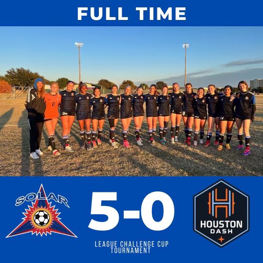 mallory_day1's tweet photo. Came out strong and won 5-0 with a goal! Today we played for one of our player’s Dad who has recently passed, and we wanted to dedicate this game and win for their family. Let’s bring it tomorrow!  @USYouthSoccer  @SolarSoccerClub @08gSolar #playforRyan #doitfortheGambrells https://t.co/7yhNI06xJC