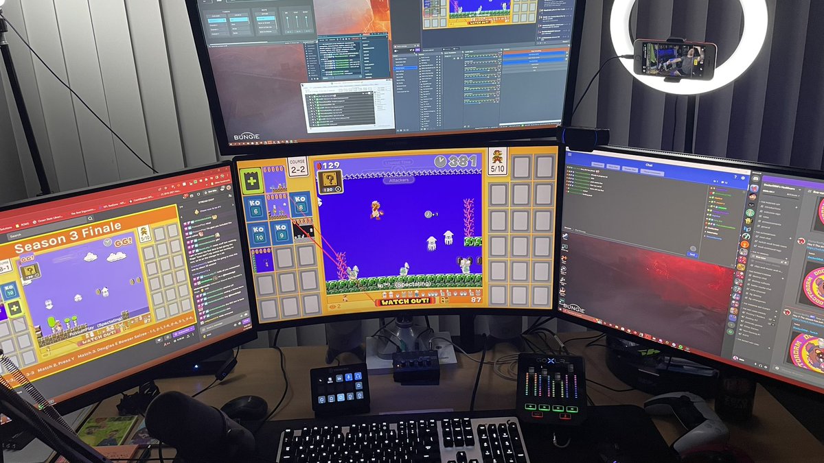 The new stream setup is live!!! #commandcenter