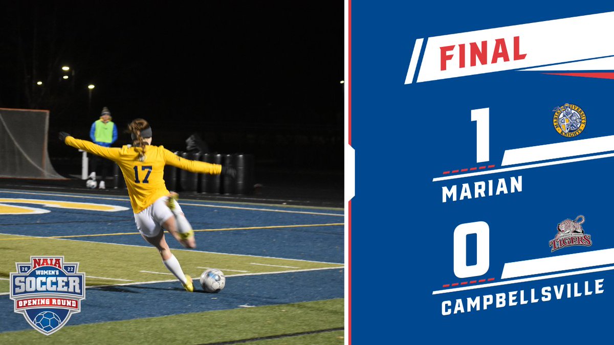 Marian Knights (@muknights) on Twitter photo WSOC | FINAL | Marian 1-0 Campbellsville
<a href="/MarianWSOC/">Marian Womens Soccer</a> hold off Campbellsville to punch their ticket to Orange Beach, Alabama for the NAIA National Championships! WSOC | FINAL | Marian 1-0 Campbellsville
<a href="/MarianWSOC/">Marian Womens Soccer</a> hold off Campbellsville to punch their ticket to Orange Beach, Alabama for the NAIA National Championships!