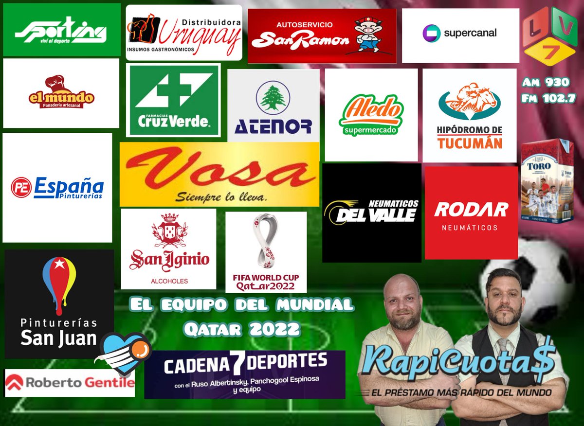 Somos el equipo deportivo más poderoso del norte argentino, primero en medicion de audiencia por la medidora Kantar Ibope en la radio más poderosa @TucumanLv7 <a href="/CASMOficial/">Club Atlético San Martín</a> <a href="/ATOficial/">Atlético Tucumán</a> <a href="/URTrugby/">Unión de Rugby de Tucumán</a>