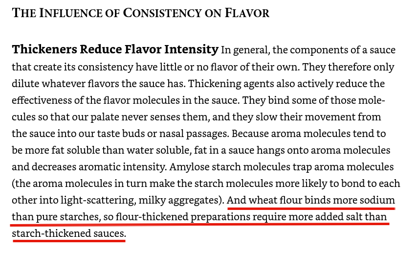 RandalOulton's tweet photo. Interesting about wheat flour and sodium. (source: McGee, Harold. On Food and Cooking: The Science and Lore of the Kitchen. (2004 edition) https://t.co/Lh62KutMvy