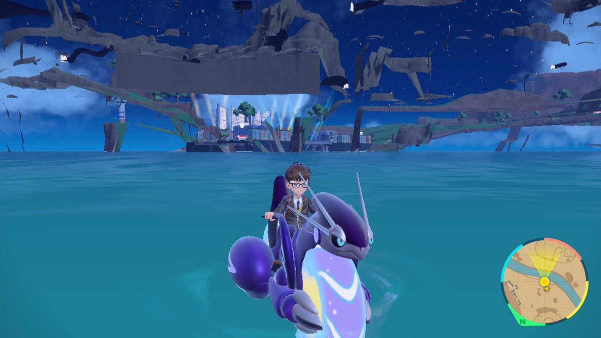 Fell through the map while exploring in Pokémon Violet 