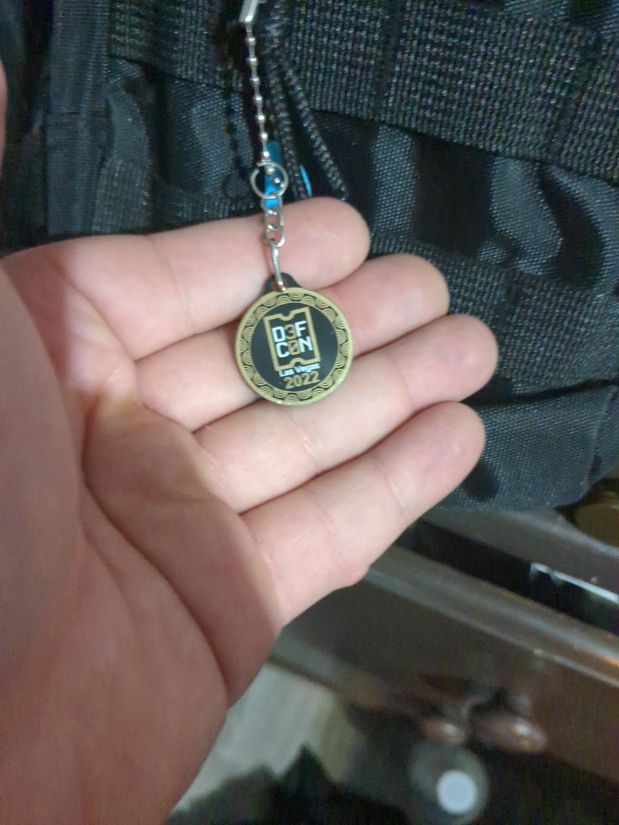 Ghriz (@itzghriz) on Twitter photo I forgot who gave me this <a href="/defcon/">DEF CON</a> but thank you again! #D3FC0N #defcon30
<a href="/DefconParrot/">DEF CON Parrot🦜</a> I forgot who gave me this <a href="/defcon/">DEF CON</a> but thank you again! #D3FC0N #defcon30
<a href="/DefconParrot/">DEF CON Parrot🦜</a>