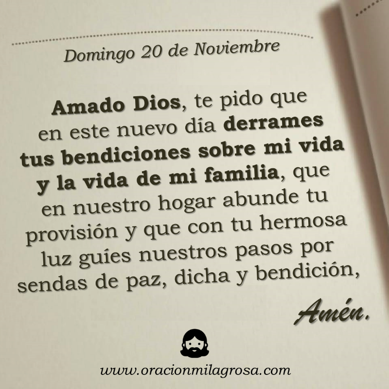 oracion_milagro's tweet photo. Oración para el domingo 20 de noviembre de 2022: https://t.co/QG1OqO1tkh