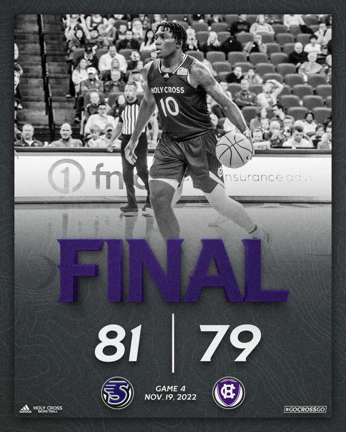 Holy Cross Men's Basketball on Twitter "Final score. https//t.co