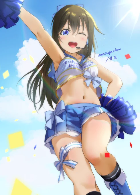 チアしずくちゃん #虹ヶ咲 #いいふとももの日  #いい太ももの日 