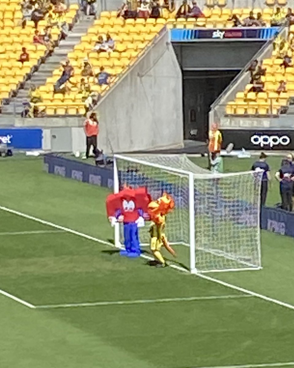 Antipodeanbrum's tweet photo. @WgtnPhoenixFC Aim low! #goal https://t.co/vp089acqWq