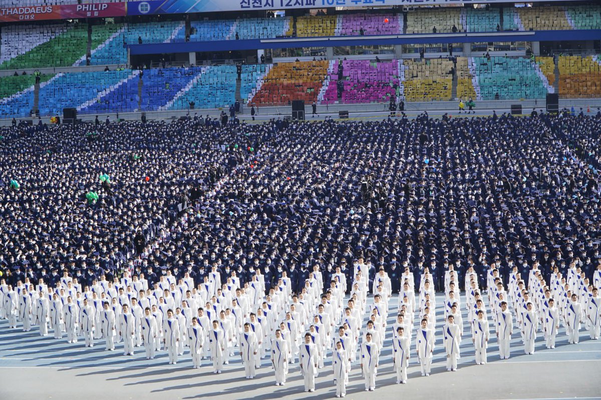 The only secret to rapid growth every year is the Bible. The evidence is that 106,186 Shincheonji graduates.

👨🏻‍🎓100,000 Graduation Ceremony of the 12 Tribes of Shincheonji
🖥Live: bit.ly/100000en