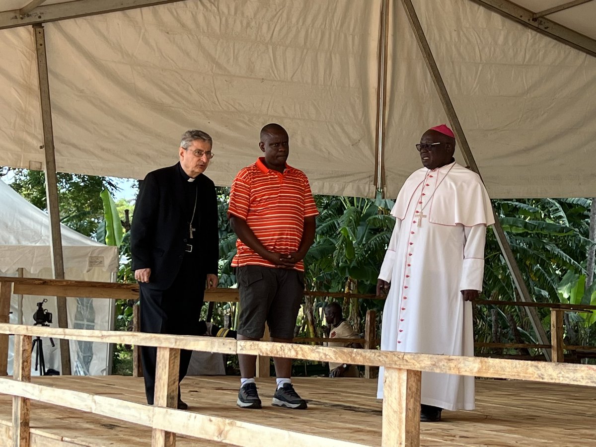 BalaamBarugahar's tweet photo. Archbishop Gulu Roman Catholic Archdiocese Most Rev Odama invites You for the Beatification of Fr Dr Ambrosoli to day in Kalongo. His Excellency Most Rev. Luigi Bianco Pope representative to Uganda his the Chief celebrant. Chief Guest  Uganda’s President Mzee @KagutaMuseveni https://t.co/DKsHhUSRWf