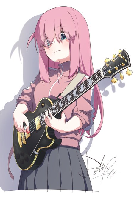 「ピンク髪 ギターピック」のTwitter画像/イラスト(新着)｜2ページ目
