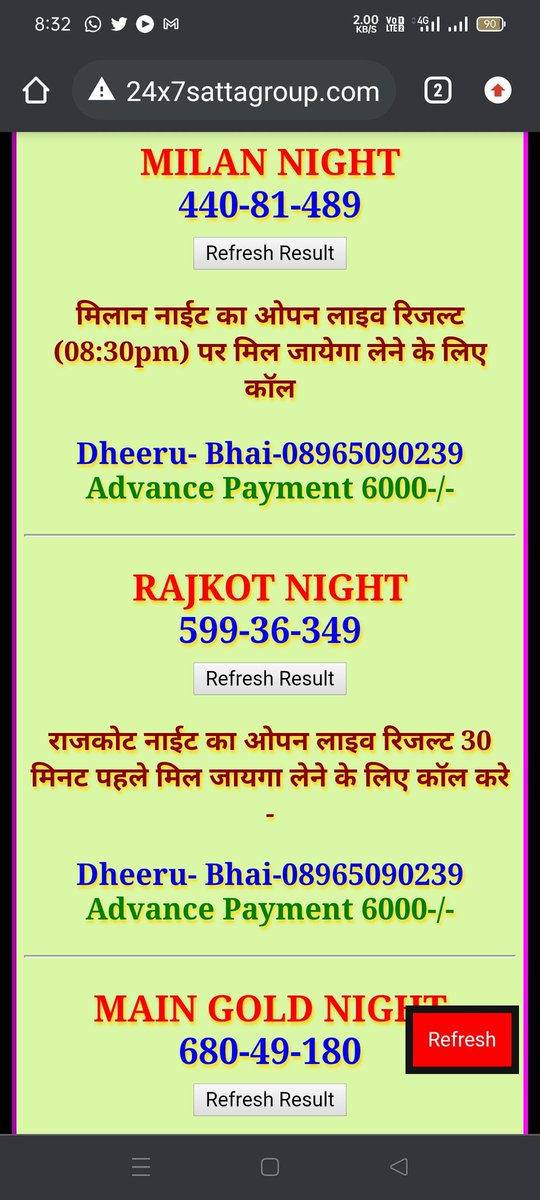 ResultSuperfast tweet picture