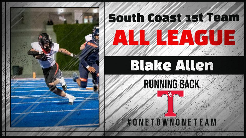 Triton Football (@tritonfootball) on Twitter photo Congrats to Senior RB <a href="/_blake_allen23/">Blake Allen</a> on being named First Team All South Coast League Offense. Blake was a 3 year starter for the Tritons and played on both sides of the ball these past 2 seasons. Blake was the heart and soul of our team & is the epitome of the word “Toughness” Congrats to Senior RB <a href="/_blake_allen23/">Blake Allen</a> on being named First Team All South Coast League Offense. Blake was a 3 year starter for the Tritons and played on both sides of the ball these past 2 seasons. Blake was the heart and soul of our team & is the epitome of the word “Toughness”