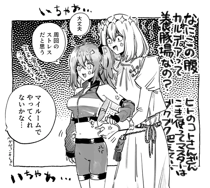 アタッカーこんなにやらされたの初めてだしぐだちゃんは肥えてるしそれを一般公開してるし情緒めちゃくちゃ(オベぐだ♀) 
