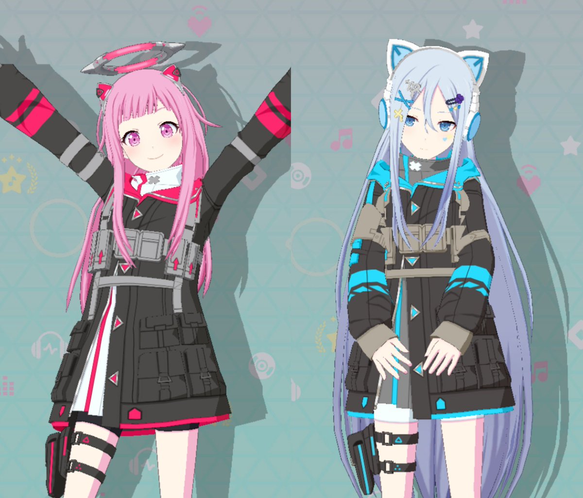 야옹이 둘 카나데 악세 넘 탐나ㅋㅋㅋ