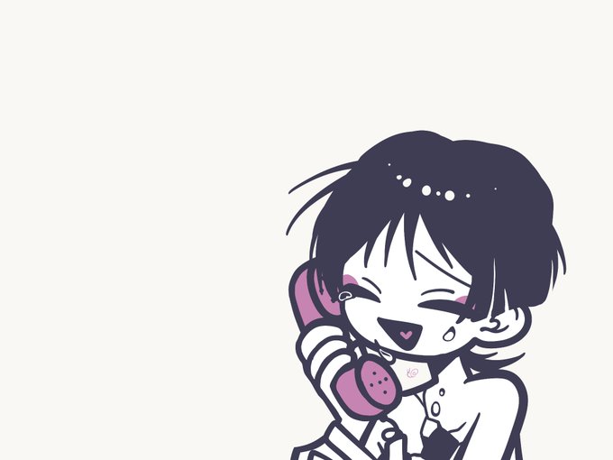 「talking on phone」 illustration images(Latest)｜3pages