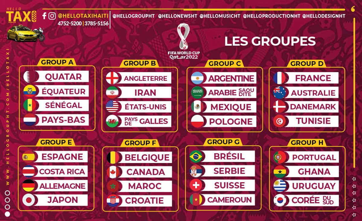 Hellodesignht's tweet photo. Full PDF (Quatar 2022 avec Score Board) - Download 

#courtoisieHelloTaxi

https://t.co/CPzaTPgyr1 https://t.co/SkeCJtVvsw