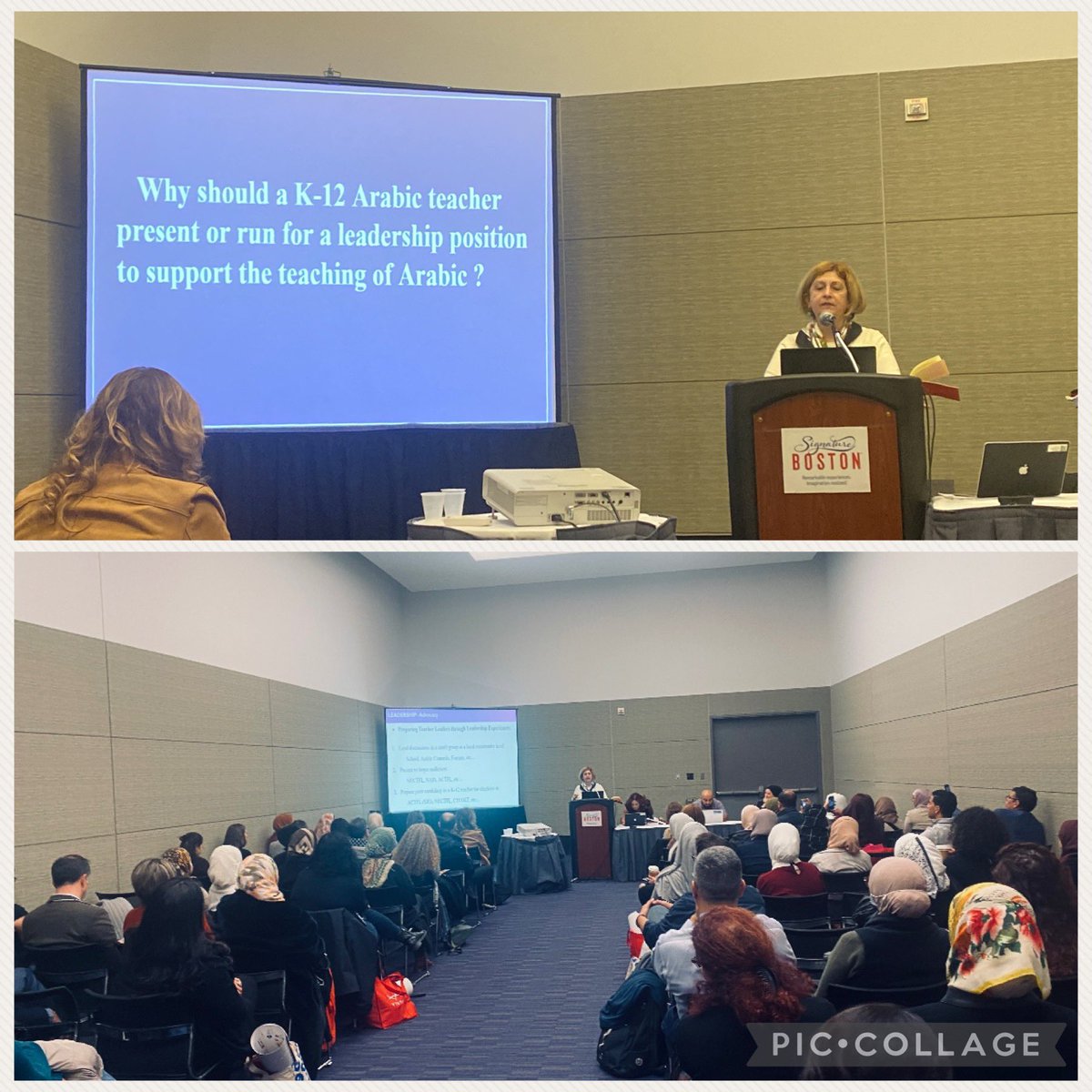 MimiMelkonian's tweet photo. #leadershipadvocacy #teachersasleaders #actfl2022 #BostonConvention @Brunswick1902 @actfl @NECTFL @QFIntl #arabiclanguage https://t.co/xBx4Swjr5N