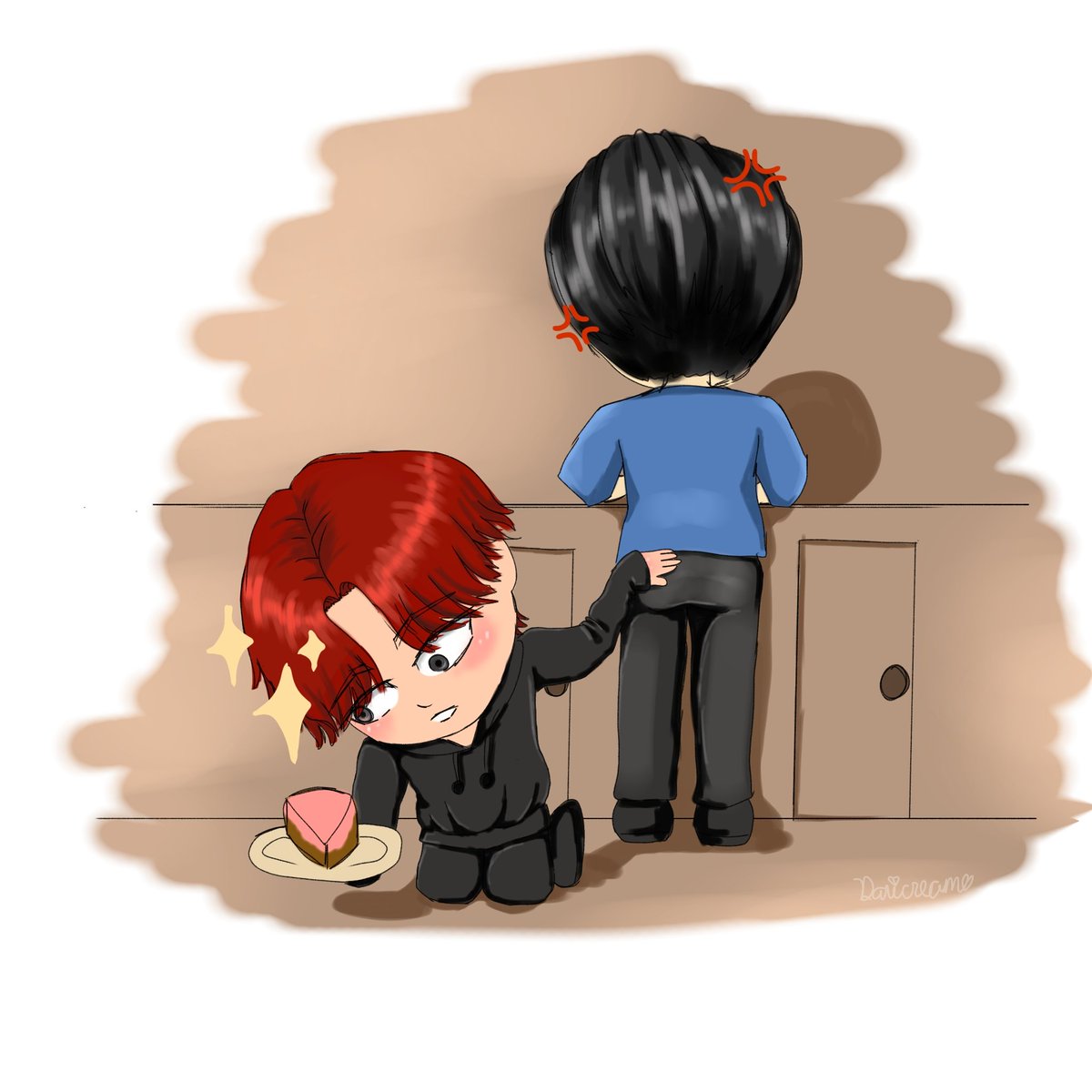 DariCream18's tweet photo. Without texts. Kayo na magcaption haha. 

#kentell #kentellverse #AU #sapaw #fanarts #ken #stell https://t.co/TX6kCuWWEm