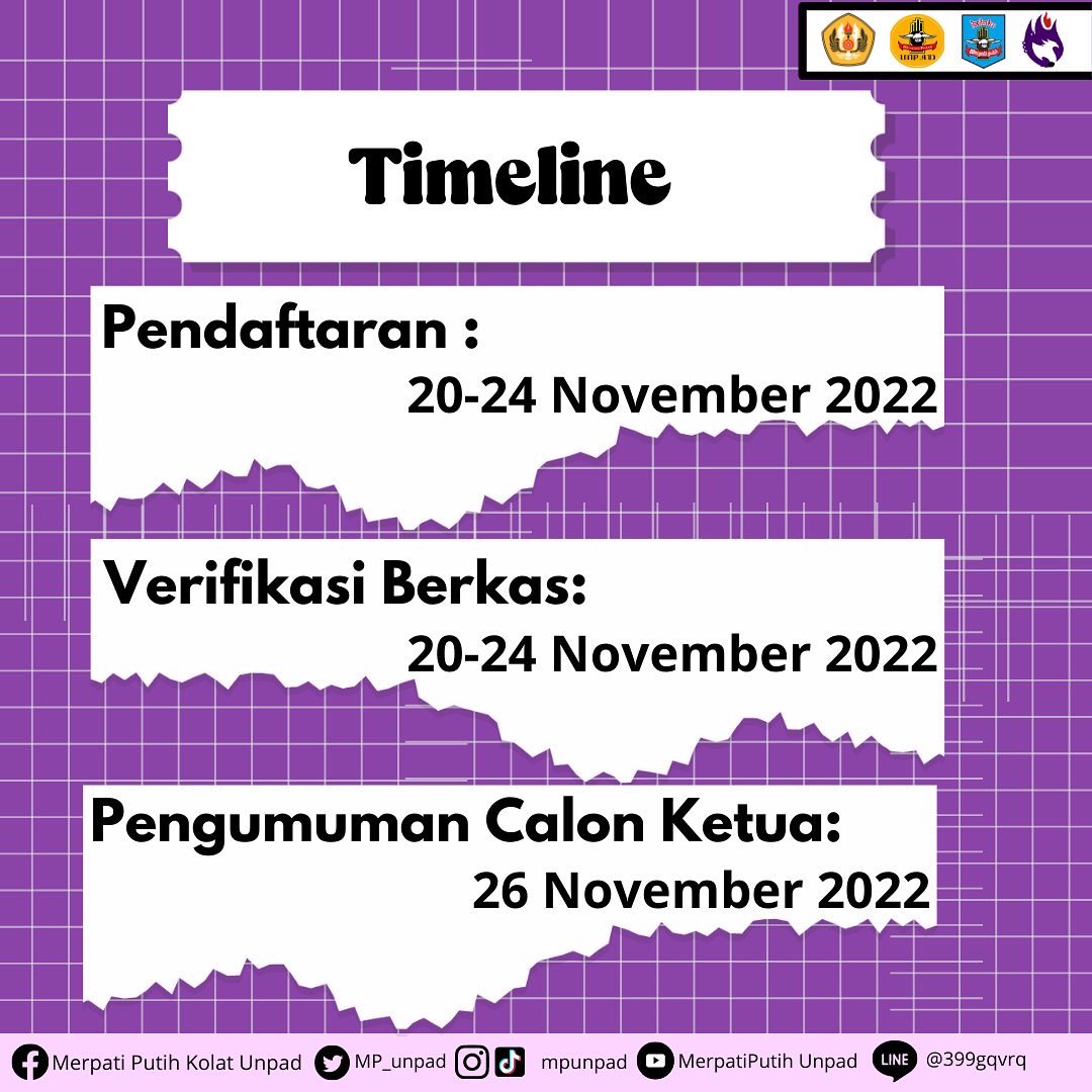 [OPEN RECRUITMENT CALON KETUA UKM MPUP 2023]

Tidak terasa satu tahun kepengurusan kabinet Gelora Cita akan segera berakhir. 
Siapkah dirimu menjadi pemimpin selanjutnya?
Simak informasi diatas dan jangan lupa daftarkan dirimu!!

Narahubung: Nita (087716061536)