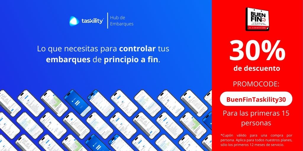 taskility's tweet image. Aquí te dejamos el último descuento del día. ¡No te los pierdas!

Aprovecha este gran descuento desde las 7 a las 11pm
*Horario local Ciudad de México, CDMX
*Oferta limitada
*Válido sólo hoy 20 de noviembre 2022

#Taskility #BuenFin #Software #logística