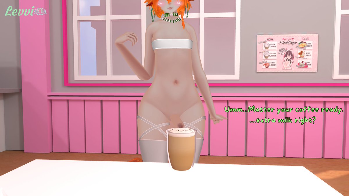 Levvi_Lewdcrown's tweet photo. ☕ Extra Milk?☕

💚retweets appreciated💚

#VtubersEN #Vtubers #VTuberUprising #lewdtubers #VRChat #VRChatNSFW #Femboy #FemboyVtuber https://t.co/GvpAoC74UH