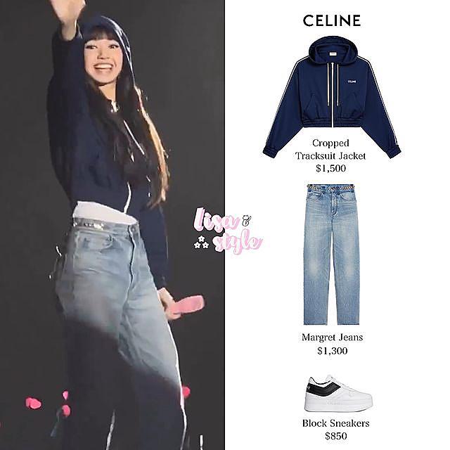 𝕷𝖆𝖑𝖎𝖘𝖆 𝕸𝖆𝖓𝖔𝖇𝖆𝖑 on X: • LISA 'BORN PINK' in LA Outfit/Wears  and Cost @ the Soundcheck 🎤✨ S
