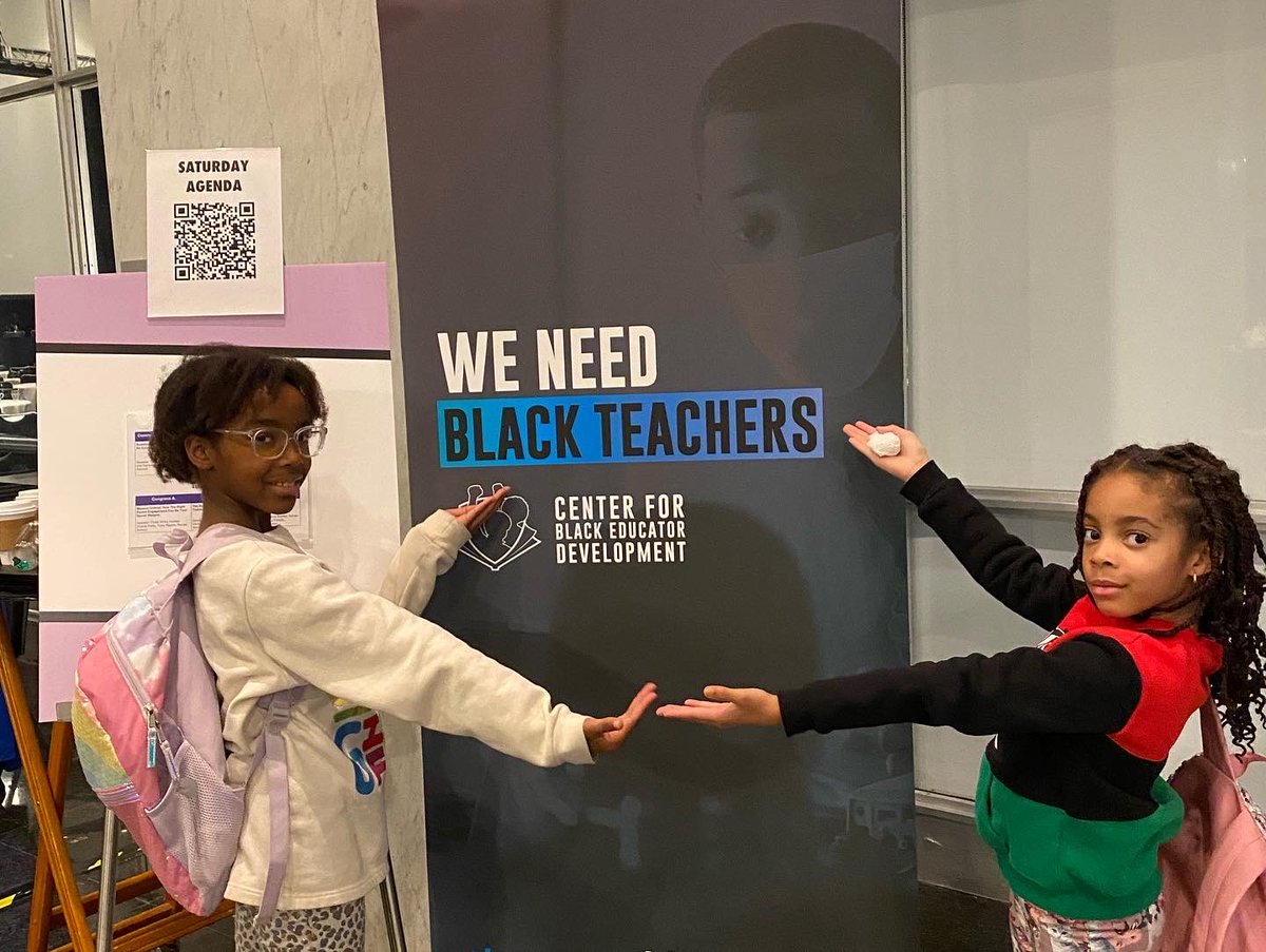 Recognize both the rallying cry and demand of our students #WeneedBlackteachers