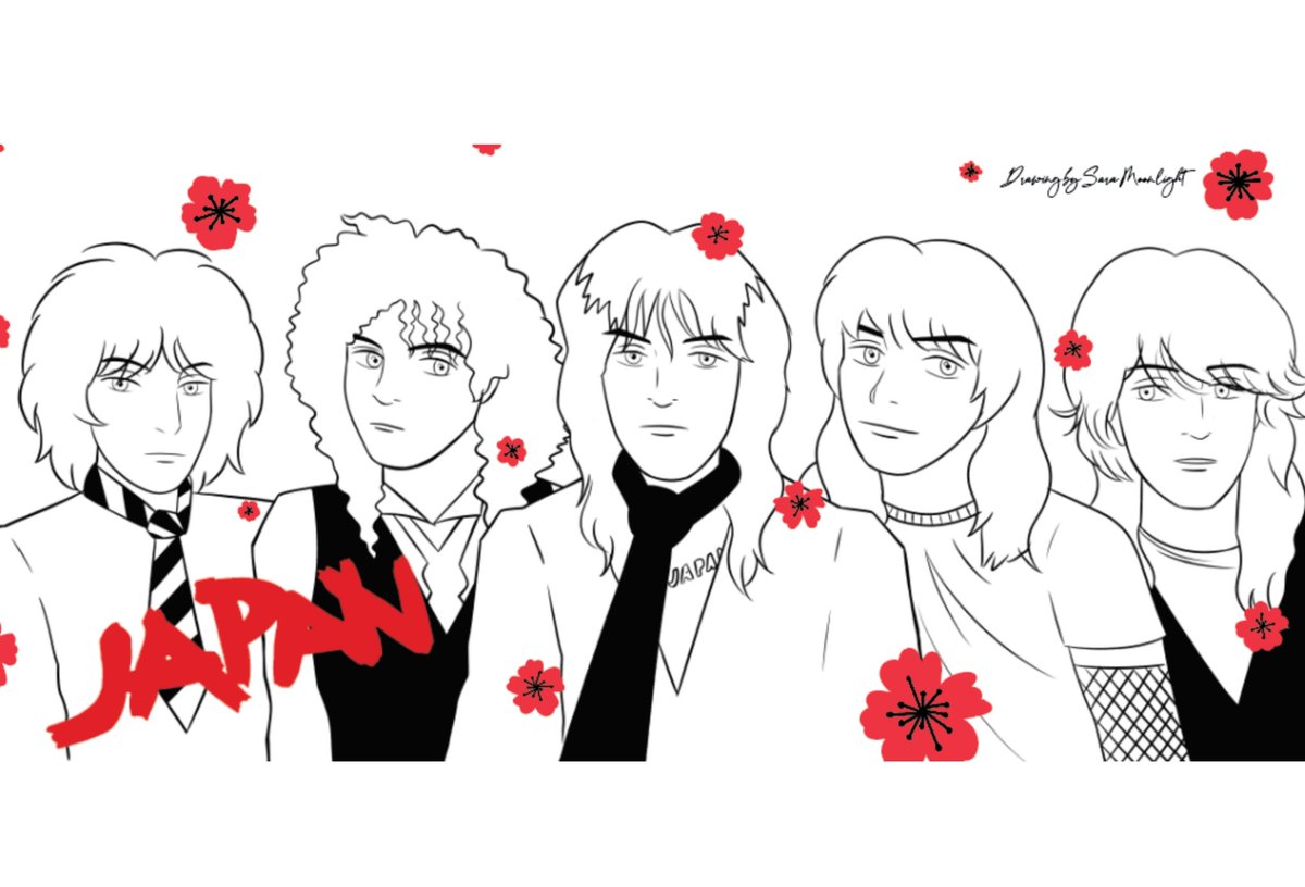 70s Japan drawing by me 💮🤍
.
.
.
#richardbarbieri #robdean #stevejansen #mickkarn #davidsylvian 
@barbieri301157 @istevejansen