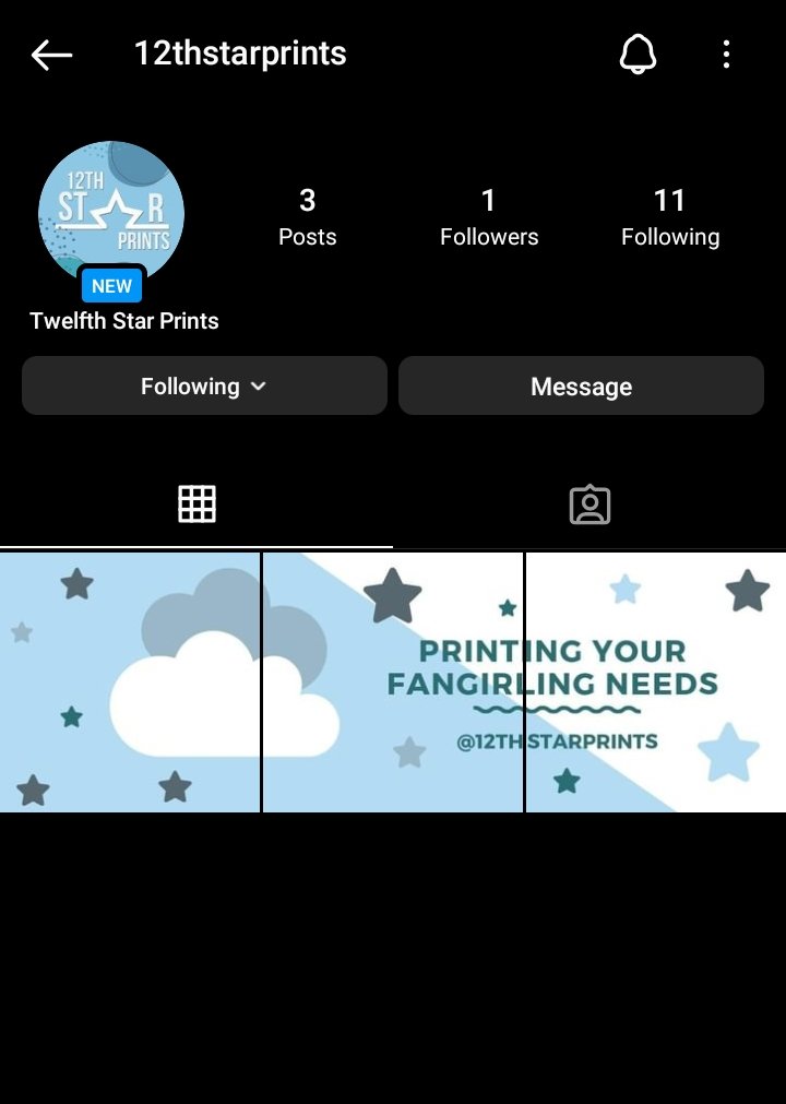 12thstarprints's tweet photo. All of our memories and transactions are here but in case... 🥺

Please follow us on IG @12thstarprints 🙏 https://t.co/96X0KzjHx3