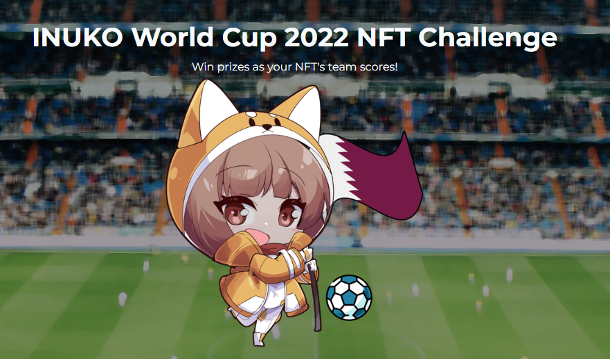 Kryptonews92's tweet photo. Inuko Goes to the #WorldcupQatar2022  with ta #NFT  Collection @elonmusk   dont Miss the Chance to get a NFT and play with the Luck to win the #WorldCup #InukoArmy #Inuko #Dogecoin #shibainu https://t.co/bxYrKO9Iot