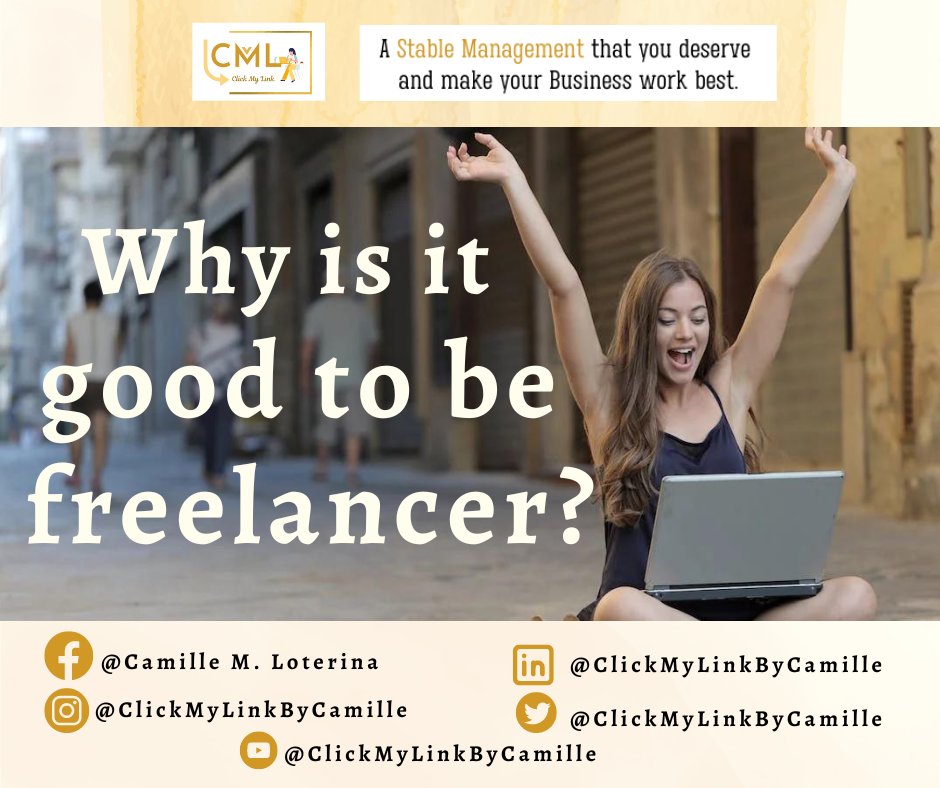 camilleloterin1's tweet photo. A freelancer means making money whenever possible 💸💰while doing something fun😊!
👉📩 My Socials: ClickMyLinkByCamille
👉 Email: camillemloterina@gmail.com
#freedomfromwork #flexibilityfromschedule https://t.co/ZCt8uXbpeC