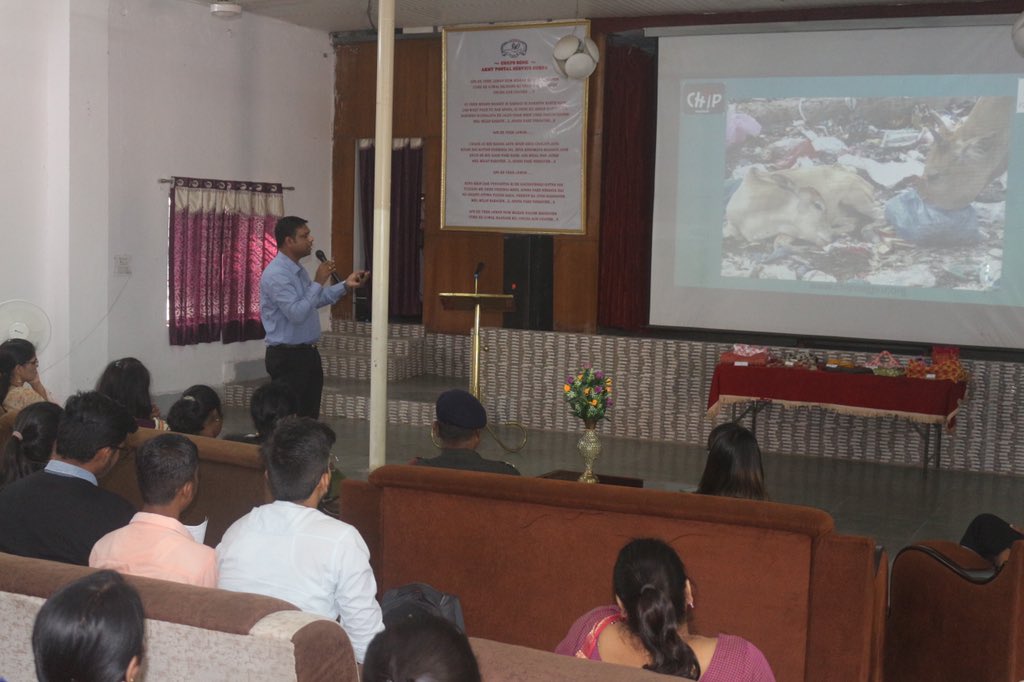 It was an honour to facilitate the session where CHIP Nagpur described the troop to the concept of ethical plastic disposal and emphasised ecosystem restoration as a whole. Looking forward to interacting with the nation's best and most admired citizens-The Indian Army #IndianArmy