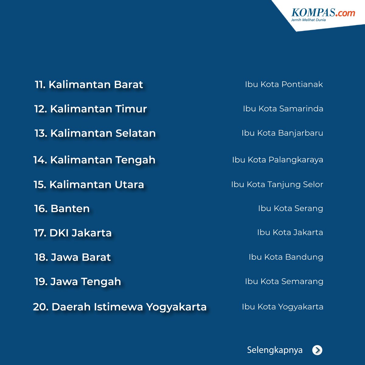 Sah! Indonesia Kini Punya 38 Provinsi, Ini Daftarnya. 

Baca selengkapnya di sini: bit.ly/3Ofi1rT