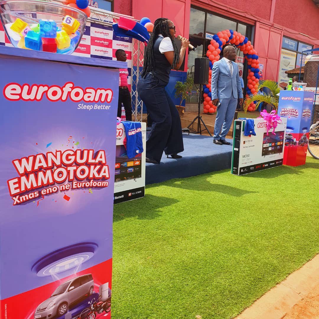 ExpUg_Official's tweet photo. Simple! To win, buy any eurofoam mattress & look for a printed number label on the mattress & keep it intact on the mattress until the draw dates to qualify for the prizes.
Mega draw to take place on 15th December, 2022
eurofoam Sleep Better. #ThinkExpforLive+ brand activations. https://t.co/5fZgBGoYQh