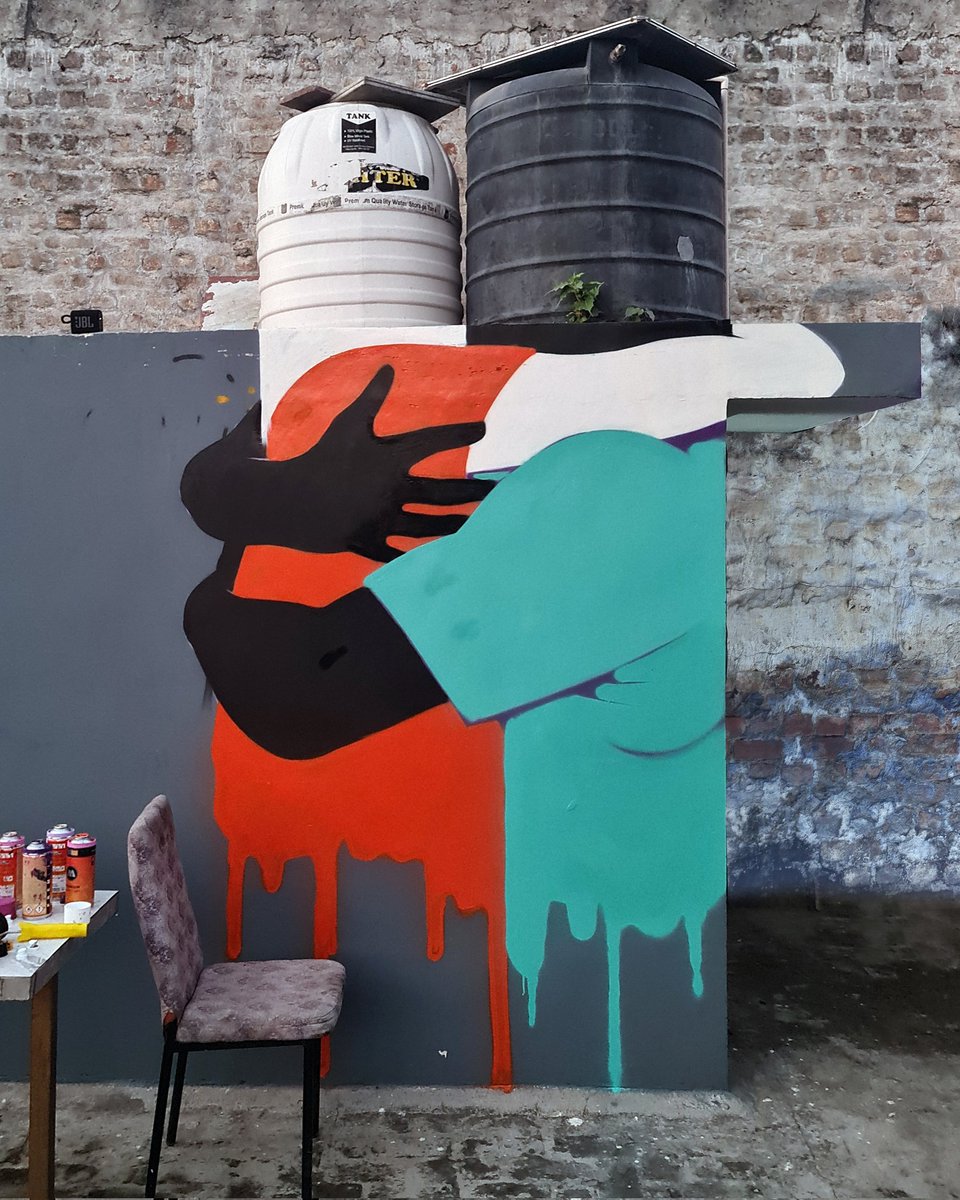 WATERTIGHT
#streetartindia #streetartsouthafrica #watertight #sitespecificart