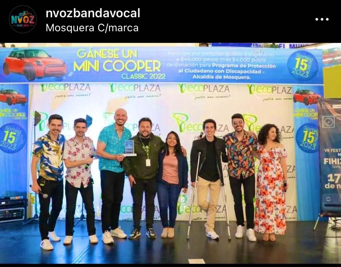 nvoz's tweet image. Gracias a la Casa de la Cultura de Mosquera @seculturamosquera y su VIl Versión del
Festival de Música #FihizhkáTY por la invitación!
Un público maravilloso!