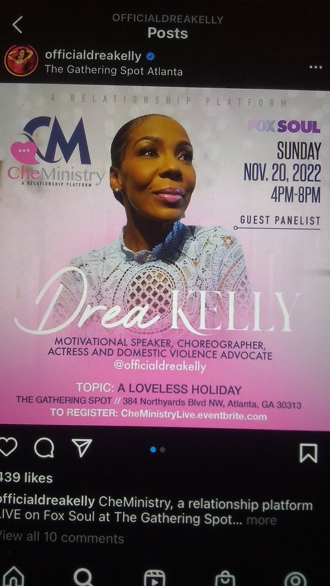 ItsMe5__'s tweet photo. Drea will be live on fox soul November 20th 4pm -8pm
#cancel #DreaKelly #sheisnotavictim #foxsoul #cheministry #atlanta #Chicago #LockHerUp https://t.co/1vXR9KLBfX