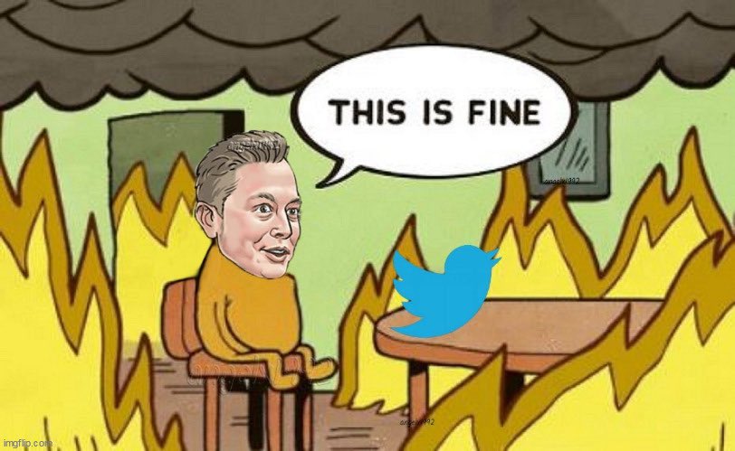 Ghostyboi7702's tweet photo. It’s official, Elon fucked up Twitter. #RIPTwitter https://t.co/bHsug2pVkA
