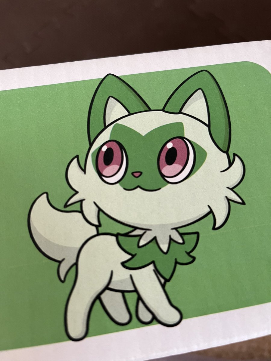 スカバイ届きました!パルデア行ってきます!ニャオハ箱嬉しい☺️🍃お手紙まで入っている... 