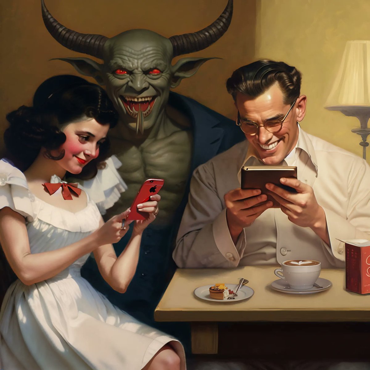 blind_imagery's tweet image. 'The Devil You Know' Series: "Influencers"
GN Twitterspace!
#AI #aiart #artistsonTwitter #TheBeastsOfAI