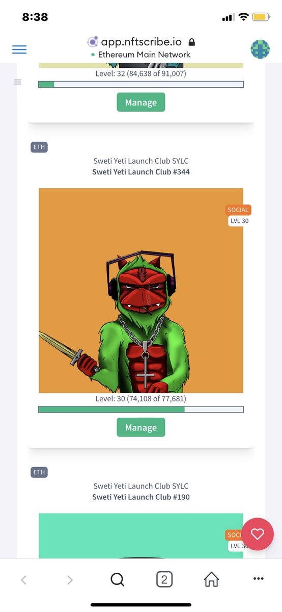 Frankie_AHD's tweet photo. You guys better get your levels up!! I got these @SYLCNFT  to level 30+ using @NftScribeIO. Im probably the first one to level up 4 which might make me King Sweti 😂 #Samuki #Funkies #LevelUp #BringTheTinfoil https://t.co/YSSLEMbLqp