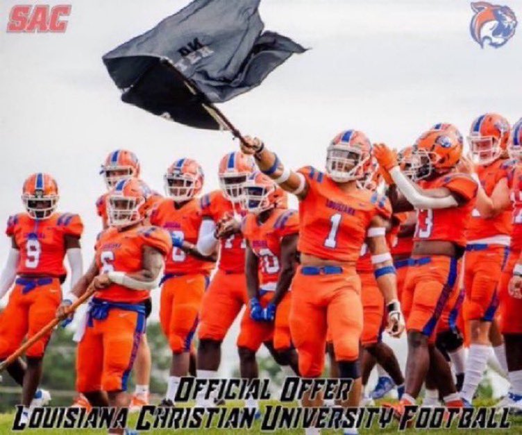 Thankful and blessed to receive a opportunity to play football at Louisiana Christian University.<a href="/Coach_Severio/">Dwayne Severio</a> <a href="/RecruitLouisian/">Recruit Louisiana™️</a> <a href="/PrepRedzoneLA/">Prep Redzone Louisiana</a> 🔵🟠