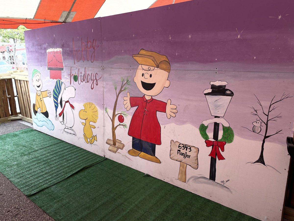 D84’s Charlie Brown trees ready to make emotional connections this year in our tree tents!