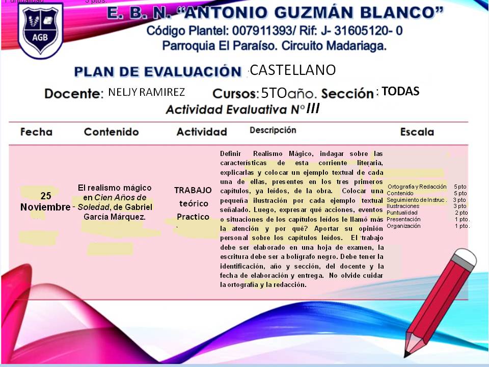 RadioGuzman's tweet photo. Atencion estudiantes de 5to año!!!!!!
Actividad nro 3 (ultima)
Año escolar 2022-2023 https://t.co/xWD5d2ofhP