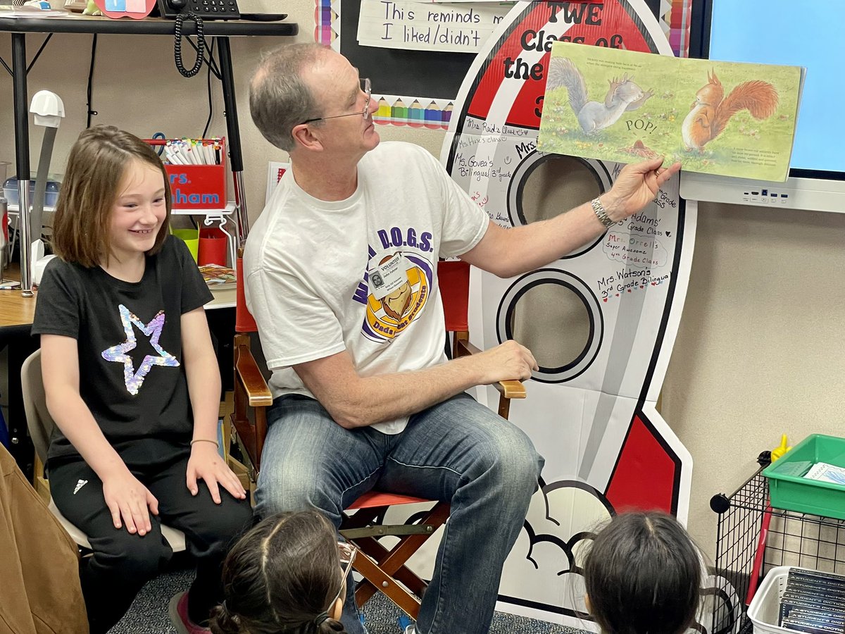 We loved having Sasha’s Dad as our first Watch DOG of the year! #twehowl <a href="/TWEHowl/">Tom Wilson Elementary</a>