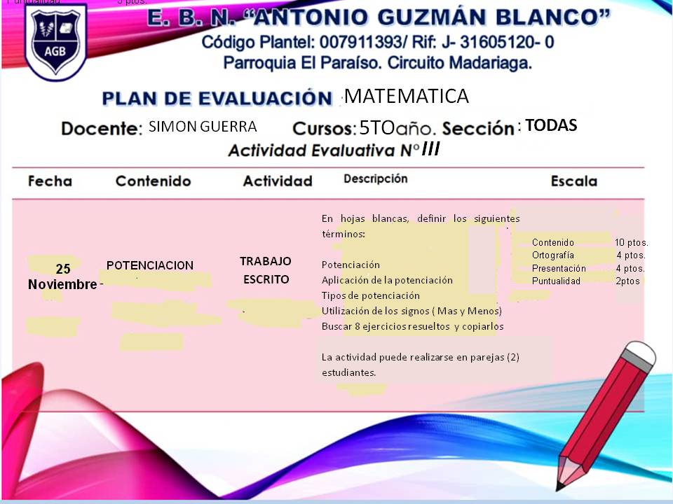RadioGuzman's tweet photo. 5to año Actividad nro 3 https://t.co/vJlYEiJFEU