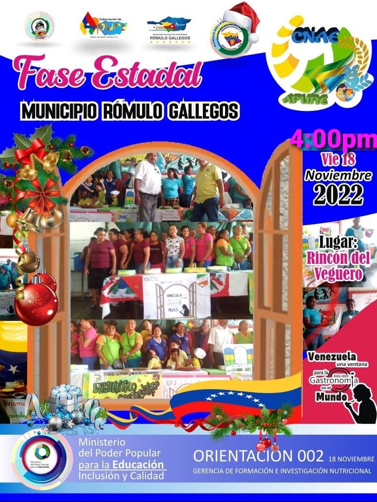 CnaeApure's tweet photo. 📸 *Prensa CNAE*

 *#ApureEducaciónGrandePrósperayProductiva*

La Corporación de Alimentación Escolar CNAE-Apure ya en los preparativos de lo que será el día de mañana una gran fiesta de los alimentos nutritivos. https://t.co/2eZe3O6wCR